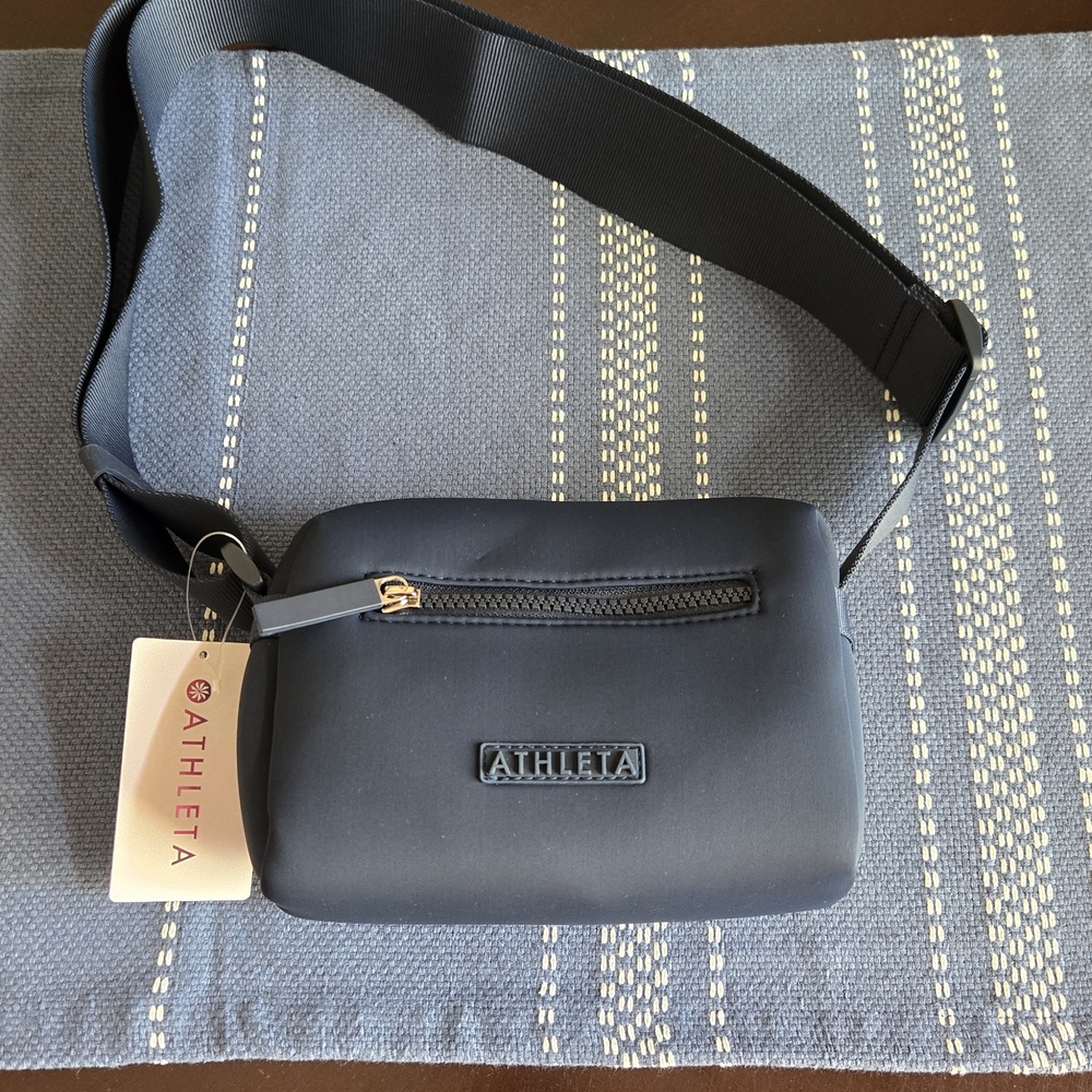 Athleta Navy Crossbody Bag